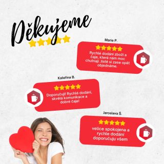 Děkujeme našim skvělým zákazníkům za krásné recenze 😍 Vaše spokojenost je pro nás nejdůležitější a každá recenze nás...