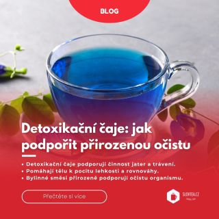 🌿 Detoxikační čaje – cesta k lehkosti a rovnováze těla ☕ Cítíte, že vaše tělo potřebuje trochu odlehčit? 🍋 Detoxikační...