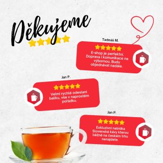Děkujeme všem našim úžasným zákazníkům za vaše milá slova 😍 Každá recenze pro nás znamená víc, než si dokážete představit....